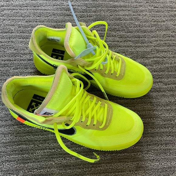 Nike x Off-White Air Force “the ten” Volt - Virgil - Size: 10.5 - Picture 2 of 5